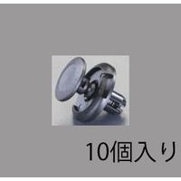 エスコ 1.2ー2.3mm/φ7.0mm プッシュリベットクリップ(10個) EA527CP-110 1セット(100個:10個×10袋)（直送品）