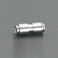 エスコ 8mm ユニオン(ストレート/ステンレス製) EA425D-8 1セット(3個)（直送品）