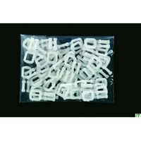 エスコ 16mm PPバンド用バックル(50個) EA628PM-10 1セット(750個:50個×15袋)（直送品）