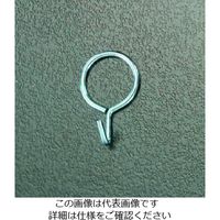 エスコ 40mm パイプフック(クロームメッキ/10個) EA638DN-51 1セット(300個:10個×30組)（直送品）