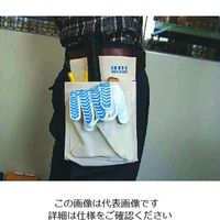 エスコ 腰袋 EA925 1セット(4枚)（直送品）