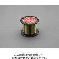 エスコ 0.24mmx 600m ナイロン糸(フッ素樹脂コーティング) EA628AW-2 1セット(5巻)（直送品）
