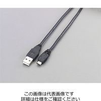 エスコ 1.0m スマートフォン用充電・転送ケーブル EA764A-92 1セット(10m:1m×10本)（直送品）