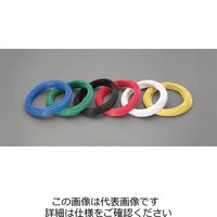 エスコ 0.5mm2x 50m 電子機器用ビニル電線[KV](赤) EA940AL-5RA 1セット(3巻)（直送品）
