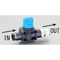 エスコ R3/8”x10mm 開閉バルブ EA425SD-103 1セット(4個)（直送品）