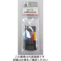 エスコ 5本組/T10ーT30 [Hexlobe]ドライバービット EA611GG 1セット(3セット)（直送品）