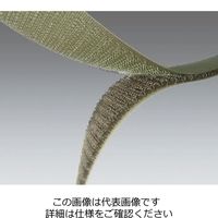 エスコ 20mmx5m 片面ファスナー雄・雌セット(縫製用・黒) EA944M-202 1セット(4巻)（直送品）