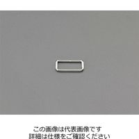 エスコ 38mm 四角リング(スチール製/5個) EA628RS-738 1セット(200個:5個×40袋)（直送品）