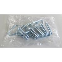 エスコ 25mm フック(スチール製/5個) EA628RT-525 1セット(100個:5個×20袋)（直送品）