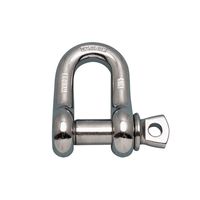 エスコ 680kg 強力型シャックル(ステンレス製) EA638F-110A 1セット(5個)（直送品）