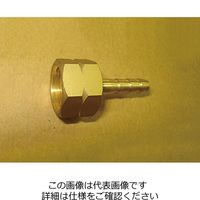 エスコ 9mm 溶接ホース用ステム(左ねじ) EA300-209 1セット(10セット)（直送品）