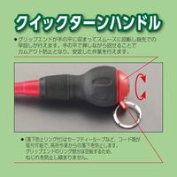 エスコ #2x25mm [+]ドライバー(落下防止付・スタビー型 EA557AY-12 1セット(10本)（直送品）