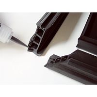 エスコ 12g 瞬間接着剤(ゴム用・耐熱型) EA936WE-8 1セット(4本)（直送品）