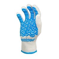 エスコ [L/230mm] 手袋(ポリエステル・綿・滑り止め付) EA354AC-8 1セット(30双)（直送品）