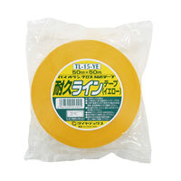 ダイヤテックス 耐久ラインテープ 黄 幅50mm×長さ50m TL-15-YE 1巻
