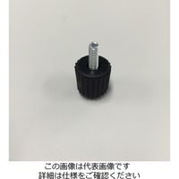 エスコ M4x10mm/15x15mm 雄ねじグリップノブ EA948AH-11A 1セット(40個)（直送品）