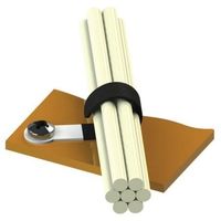 エスコ 14.6x 54mm アジャスタブルクランプ(10個) EA947FA-55 1セット(150個:10個×15袋)（直送品）