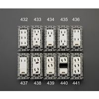 エスコ 125V/15A 埋込コンセント(3口)[絶縁枠] EA940CD-432 1セット(15個)（直送品）