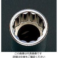 エスコ 3/8”DRx21mm ソケット EA618BV-21 1セット(10個)（直送品）