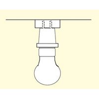 エスコ AC125V/6A ソケットアダプター EA940C-20 1セット(15個)（直送品）