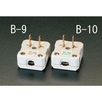 エスコ AC125V/15A L型プラグ(平型ケーブル用) EA940B-10 1セット(20個)（直送品）