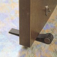 エスコ 142x28mm ドアストッパー(マグネット付・ゴム) EA951FA-1 1セット(10個)（直送品）