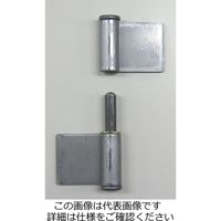 エスコ 76x 88 mm 鉄旗丁番(熔接用/2枚) EA951BY-76 1セット(20枚:2枚×10セット)（直送品）