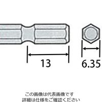 エスコ 10x250mm ナットセッター EA813-133 1セット(5本)（直送品）