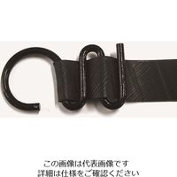 エスコ 65x35mm 平ゴムロープ用フック(エスカンクネクネ) EA628RY-2 1セット(40個)（直送品）