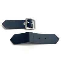 エスコ 20x122mm ミニベルト(ブラック) EA628PT-702 1セット(20本)（直送品）