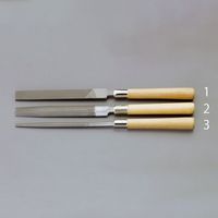 エスコ 100mm クラフトやすり(丸/中目) EA521PR-3 1セット(10個:1個×10本)（直送品）