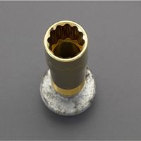 エスコ 17mm 電ドルソケット(12角) EA612AV-517 1セット(10個)（直送品）