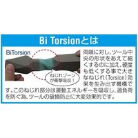 エスコ 4本組 [+]ドライバービットセット(BiーTorsion) EA611A-90A 1セット(4組)（直送品）