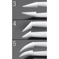 エスコ 118mm/P6A 精密用ピンセット(デルリン製) EA595AM-4 1セット(30本)（直送品）