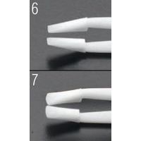 エスコ 118mm/P7 精密用ピンセット(デルリン製) EA595AM-5 1セット(30本)（直送品）