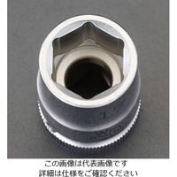 エスコ 1/2”DRx19mm ソケット(ZYKLOP) EA617AM-19A 1セット(10個)（直送品）