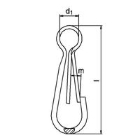 エスコ 50mm スナップ(スチール製) EA638AX-54 1セット(70個)（直送品）
