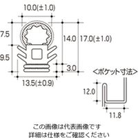 ハイロジック スライド加工AZシリーズピンチブロック 2200 AZ-505 1本（直送品）