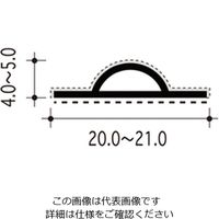ハイロジック 難燃仕様ピンチブロック 2300 グレー #12-PA 1本（直送品）