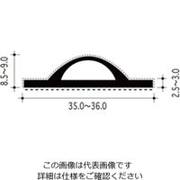 ハイロジック 植毛加工ピンチブロック 2000 グレー #12-B 1本（直送品）