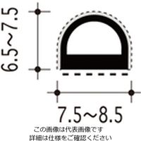 ハイロジック 植毛加工ピンチブロック 2000 茶 #12-S 1本（直送品）