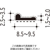 ハイロジック 難燃仕様ピンチブロック 2300 グレー #25-BA 1本（直送品）