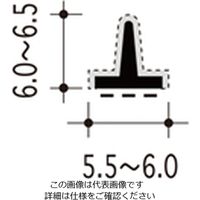 ハイロジック 植毛加工ピンチブロック 2000 茶 #38-F 1本（直送品）