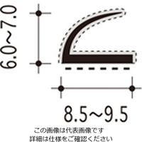 ハイロジック 植毛加工ピンチブロック 2400 グレー #7-E 1本（直送品）