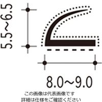 ハイロジック スライド加工ピンチブロック 2000 黒 #7-ES 1本（直送品）