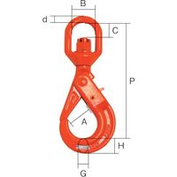 大洋製器工業 TAIYO セルフロッキングフックスイベル 3.2t(3012706) PLH-3.2S 1個 201-2237（直送品）