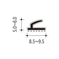 ハイロジック 植毛加工ピンチブロック 2200 茶 #7-T 1本（直送品）
