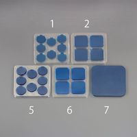 エスコ 40x 40x5mm 耐震ベース(角/4枚) EA979D-6 1セット(20枚:4枚×5パック)（直送品）