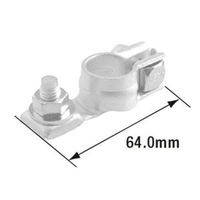 エスコ [ー]板タイプバッテリーターミナル(大ポール用) EA812JZ-12 1セット(10個)（直送品）