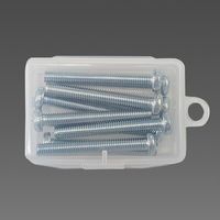 エスコ M5 x25mm 鍋頭小ねじ(ユニクロメッキ/17本) EA949NE-525 1セット(510本:17本×30パック)（直送品）